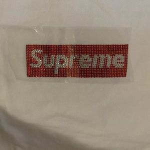 Supreme swarovski tee